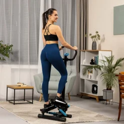 Stepper skrętny z kolumną HS-055S Noble niebieski
