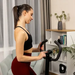 Stepper skrętny z kolumną HS-055S Noble czerwony