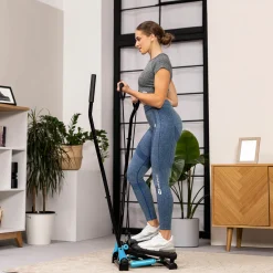 Stepper skrętny z ramionami HS-045S Slim niebieski