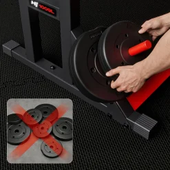 Stojaki pod sztangę HS-1009L regulowane z asekuracją
