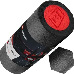 Wałek roller do masażu EPE 30cm czarno-czerwony