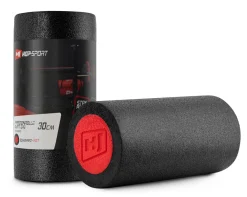 Wałek roller do masażu EPE 30cm czarno-czerwony