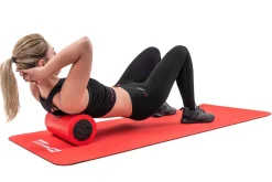 Wałek roller do masażu EPE 30cm czerwono-czarny
