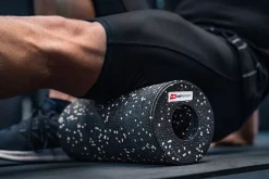 Wałek roller do masażu EPP pusty 33cm czarno-biały