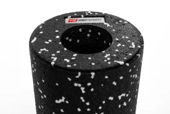 Wałek roller do masażu EPP pusty 33cm czarno-biały