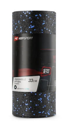 Wałek roller do masażu EPP pusty 33cm niebieski