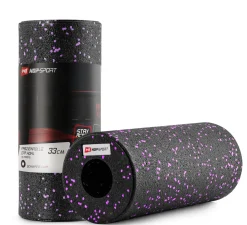 Wałek roller do masażu EPP pusty 33cm fioletowy