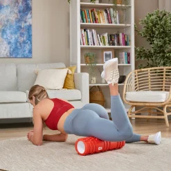 Wałek roller do masażu EVA 45cm czerwony