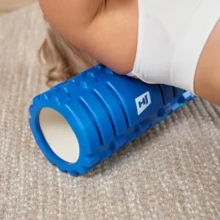 Wałek roller do masażu EVA 45cm niebieski