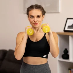 Zestaw hantelek żeliwnych neoprenowych 2x1,5kg