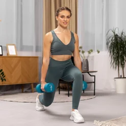Zestaw hantelek żeliwnych neoprenowych 2x8kg
