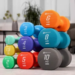 Zestaw hantelek żeliwnych neoprenowych 2x1kg