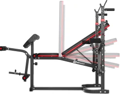Zestaw kulturystyczny Premium 105kg z ławką hs-1065