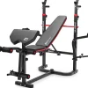 Zestaw kulturystyczny Premium 135kg z ławką hs-1065