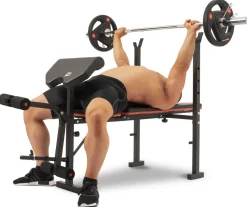 Zestaw kulturystyczny Premium 59kg z ławką HS-1055