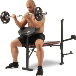 Zestaw kulturystyczny Premium 75kg z ławką HS-1055