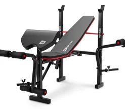 Zestaw kulturystyczny Premium 135kg z ławką hs-1055
