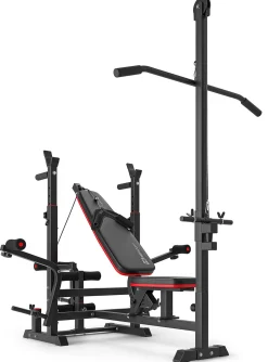 Zestaw kulturystyczny Premium 105kg z ławką hs-1075