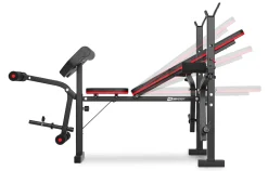 Zestaw kulturystyczny Premium 105kg z ławką HS-1055