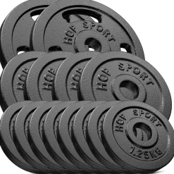 Zestaw obciążeń żeliwnych 30kg (2x5, 4x2.5, 8x1.25)