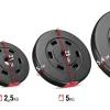 Zestaw obciążeń kompozytowych 60kg (2x10, 4x5, 4x2.5, 8x1.25)